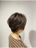 ふわっと軽め×ショートボブ