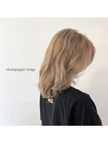 ヴァンクラウドコウベ(VENT CLOUD KOBE)&nbsp;＃ブロンド＃外国人風＃ハイトーン＃金髪＃ミディアム