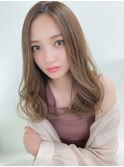 グレージュ/デジパ/抜け感ヘア/ロングヘア