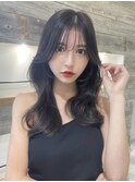 くびれミディ　くびれヘア　顔まわりカット 韓国ヘア 髪質改善
