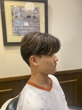 ヒロギンザバーバーショップ 神楽坂店(HIRO GINZA BARBER SHOP) ナチュラルセンターパート
