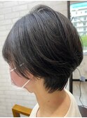 デザインカラー／レイヤーカット/ウエットヘア/オリーブベージュ
