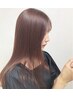 【髪質改善贅沢PLAN】カット+カラー+毛髪形状ケア　¥14000