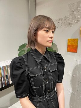 クリアーオブヘアー 栄南店(CLEAR of hair) ミルクティー×ボブ/RIHO
