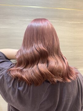 ラビスモア(Lovis moa) 切りっぱなしボブ/ピンクブラウン/エアリーロング/美髪のススメ