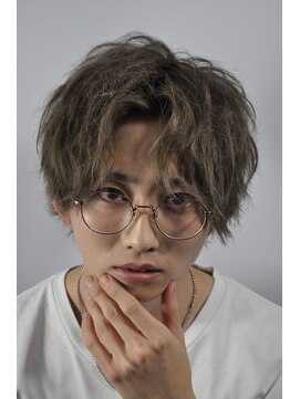 ヒロギンザ 青山店(HIRO GINZA) マッシュスパイラル/ハイライト/ツーブロマッシュ/束感/波巻き