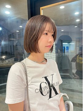 パーク(PAAQ) 【haru】ミルクティーグレージュ×ボブ