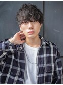 メンズ/マッシュ/ツイストパーマ/上野駅
