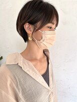 トレヘアー 京都 烏丸(tRe hair) アッシュベージュ　ショートボブ