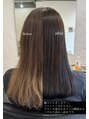 ツキヘア(TUKI hair)&nbsp;毛がゴワつく、広がる方に！酸性ストレート＋オンカラー