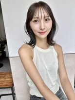 サンド 名古屋(sand)&nbsp;ボブ/レイヤーカット/髪質改善/ウェットヘア/オリーブベージュ