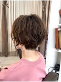 青森 八戸 マッシュショートパーマ 20代30代40代