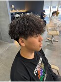 ツイストスパイラルパーマツイストパーマメンズマッシュパーマ
