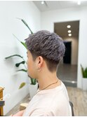 【メンズ★大名】スパイキーショート×ハイトーンカラー×眉毛