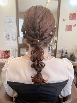 サロンドミナ(SALON DE MINA) 編みおろしスタイル