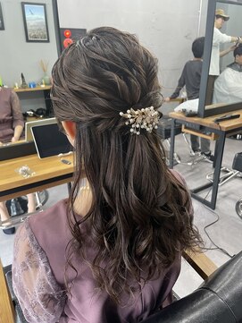 ウェイビー 桜木町店(WAVY) 【WAVY hair set】大人上品ルーズなハーフ