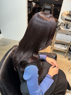 ボンズサロン オモテサンドウ(BONDZSALON OMOTESANDO) 髪質改善カラー×ラベンダーブラウン【表参道駅,原宿駅】