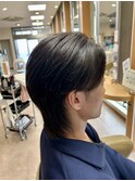 メンズセンターパートウルフ