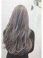 スーリール 久留米花畑店(Sourire) 細かいハイライトを沢山入れ込んだグレーカラー♪