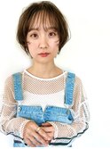くせ毛風mixショート