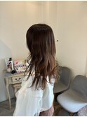 アプリコットオレンジ柔らかカールロング