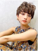 アンブレラカラー/こなれミディ/ウェーブパーマ/前髪/錦糸町