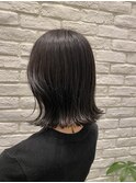 韓国風くびれボブ×ダークグレージュ