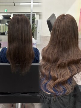 ティント 梅田(tint) 【Fumina】カカオブラウンエクステ(大阪梅田)