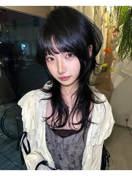 アリートウキョウ(ALLY TOKYO) ハッシュカットシャギーウルフレイヤーカットロングウルフカット