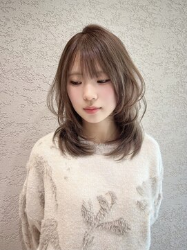 ロンド アンブル 四条烏丸(Lond ambre) グレージュ/ハイレイヤー/ミディアム/韓国