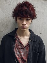 ネハス 名古屋栄店(nehus.) MEN’S HAIR/ブルーブラック/フェザーパーマ/ハイライト