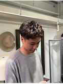 スパイキーショート/メンズパーマ/ツイストスパイラル