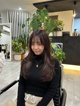 アオ ミナミアオヤマ(Ao. minami aoyama) 似合わせレイヤー／顔周りレイヤー/レイヤー/ロングレイヤー