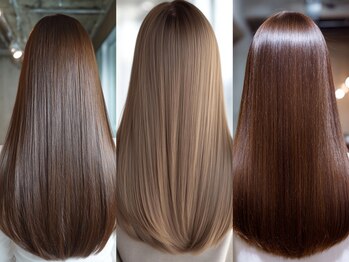 メロリッチ(MELLORICH)の写真/髪のクセが気になる方にオススメ！ナチュラル×扱いやすい仕上がりで、指通りの良いサラサラ感が叶います♪