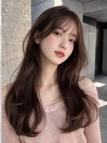 ローネス(LONESS) ブラウンベージュ/レイヤーカット/顔まわりレイヤー/美髪