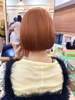 ガーデンエン 表参道(GARDEN eN)&nbsp;ブリーチオレンジベージュボブ