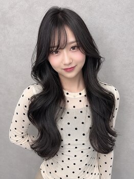 エミュ(Aimu.)の写真/【大分駅】韓国ヘアに憧れの方必見！くびれのある韓国へアも大人気◎印象を変えるなら≪Aimu.≫にお任せ！
