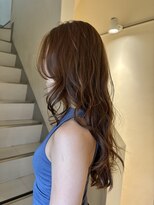 シーループユナイテッドアトリエ(C-LOOP UNITED ATELIER) Layer cut & beige color