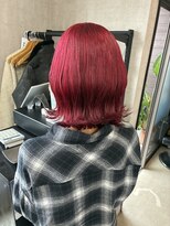 トリコ(ToricO) チェリーレッド ワインレッド ダブルカラー ブリーチカラー