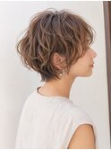 マッシュ&パーマ&ショート