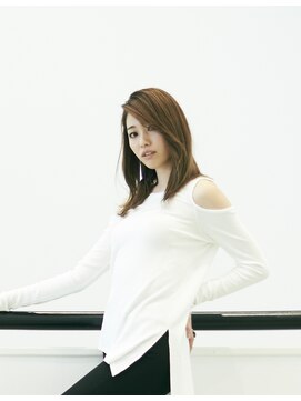 エスアンドエフ美容室 松富店(S&F) 大人かわいい耳かけ無造作ミディ