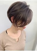 絶壁解消☆イルミナカラー×大人ショートボブ