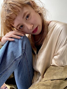 ガレージ バイ グリーン 原宿 表参道(Garage by green) 【loki】アッシュブラウン×顔周りパーマ