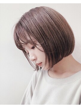 ベル 銀座5丁目店(Belle) 丸顔さんにおすすめ!横顔のキレイに見える小顔ボブ《銀座》