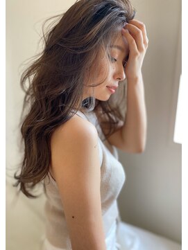 チョビー 銀座(chobii) 道村/ウェーブパーマ/大人かわいい/デジパ /フォギーベージュ