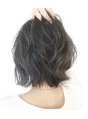 小顔効果☆外ハネショート