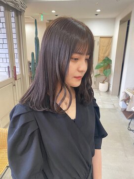 ディアランド(Dearland) セミロング×透明感グレージュ