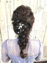 ヘアースペース ムーン(Hair Space MOON)&nbsp;結婚式編みおろし、ハーフアップ、早朝OKイベント用ヘアーセット