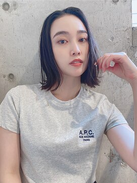 シェルター バイ トウキョウ(Shelter by TOKYO) ナチュラルボブ×黒髪ボブ大人可愛い20代30代40代