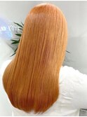 オレンジベージュ[新宿駅/ホワイトグレージュ/ネビージュ/美髪]